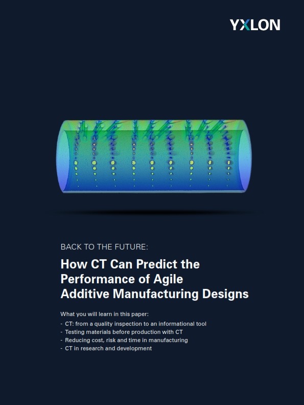 How CT can Predict the Performance of Agile Additive Manufacturing Design