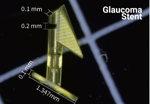 Boston Micro Fabrication - 3D printed glaucoma stent