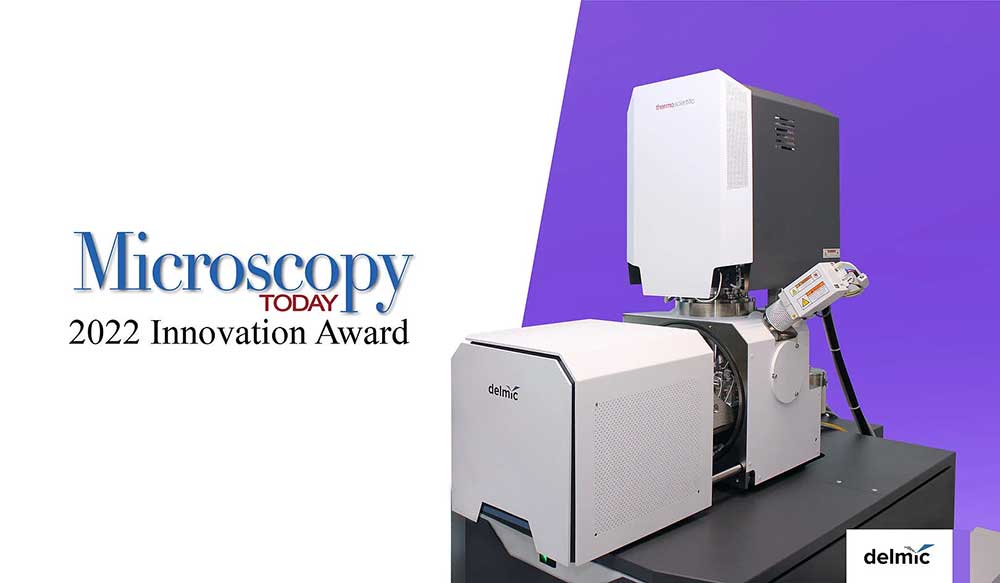 Delmic FAST-EM wind Microscopy Today 2022 Innovation Award